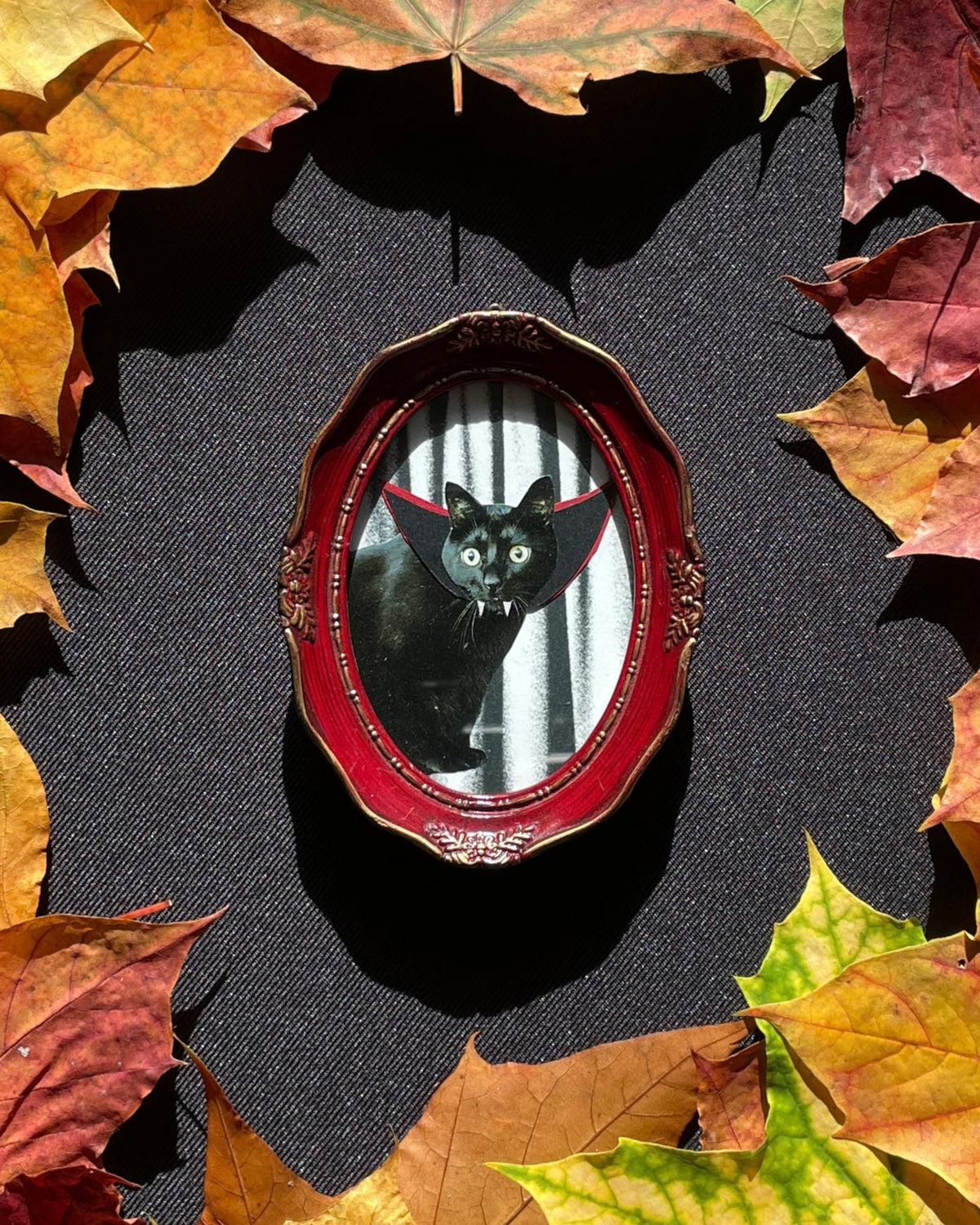 The Dracatula, Original Mini Collage Art