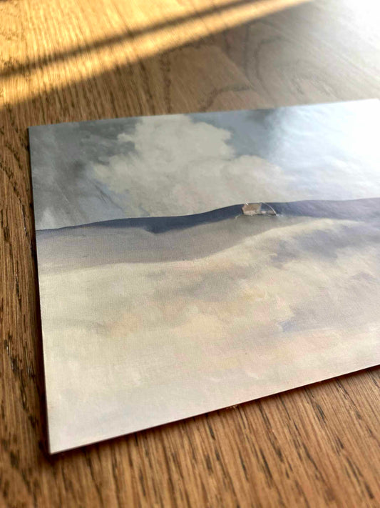 "House in the Clouds" Original Collage Art