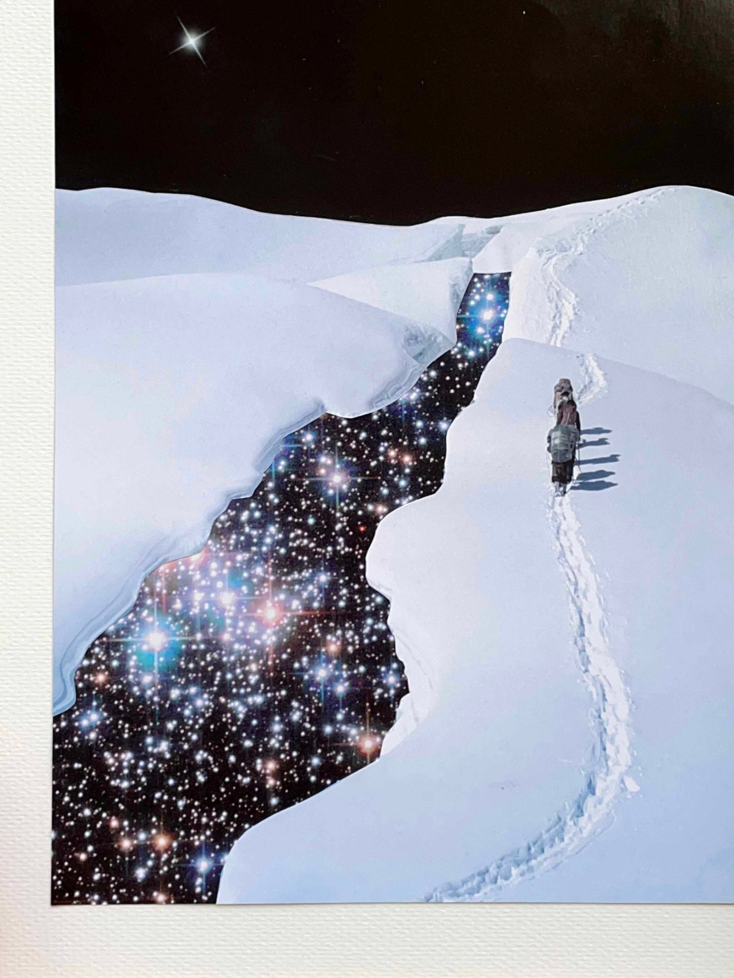 "Freeze" Original Collage Art