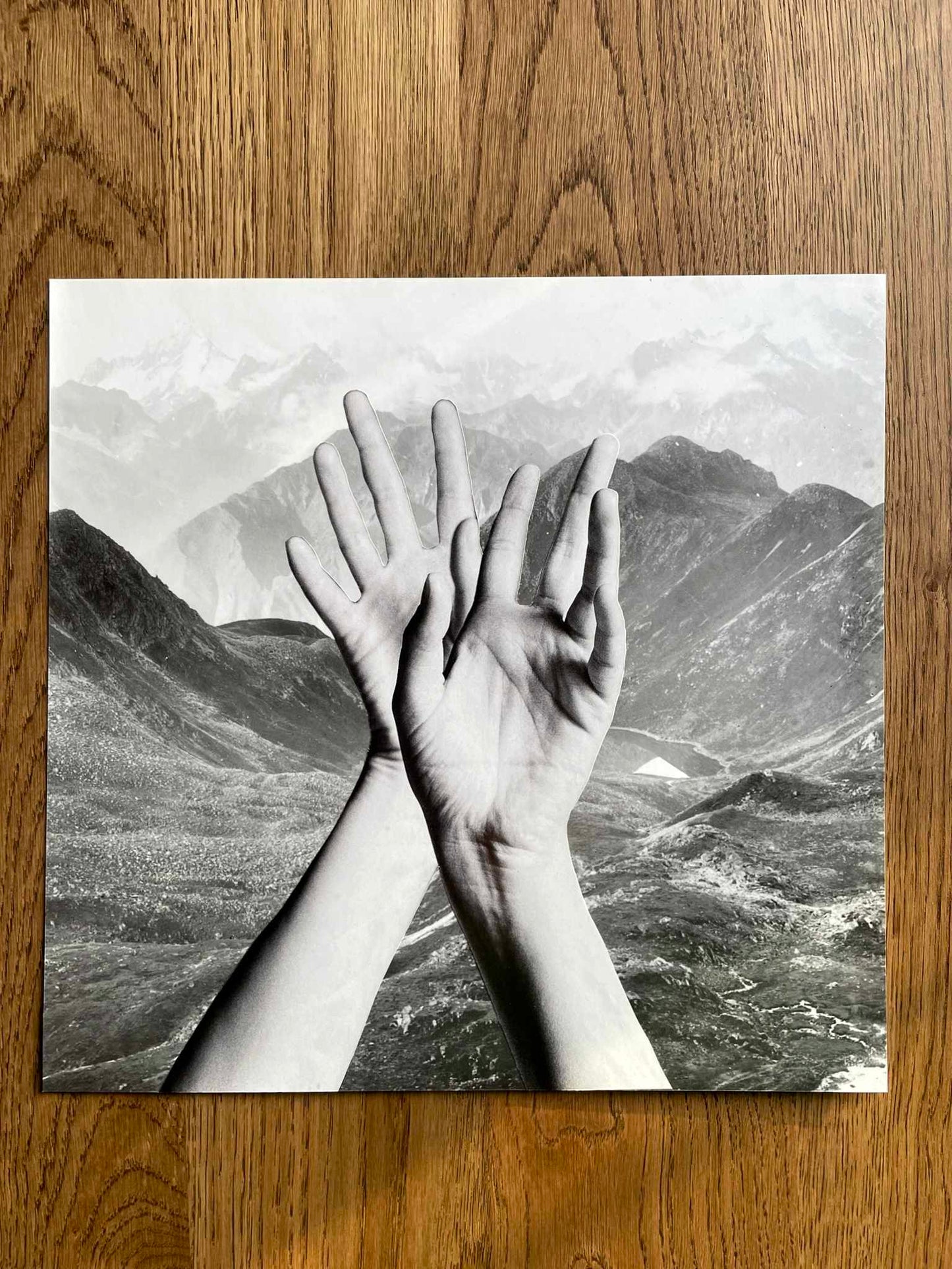 "In the Palm Of Your Hand" Original Collage Art