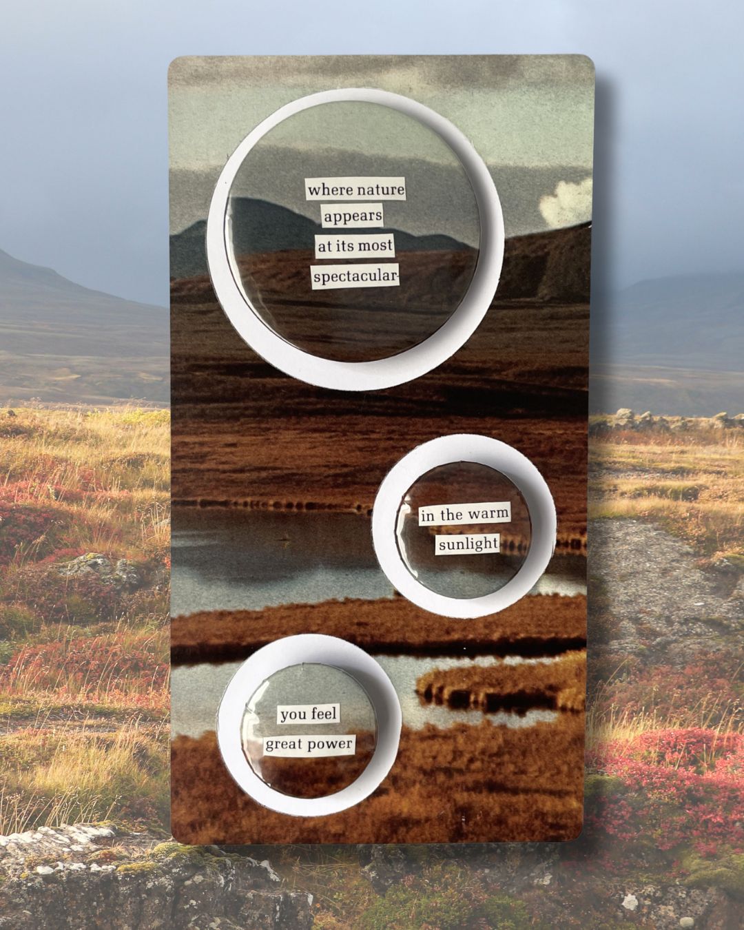 Nature Inspired Button Badges