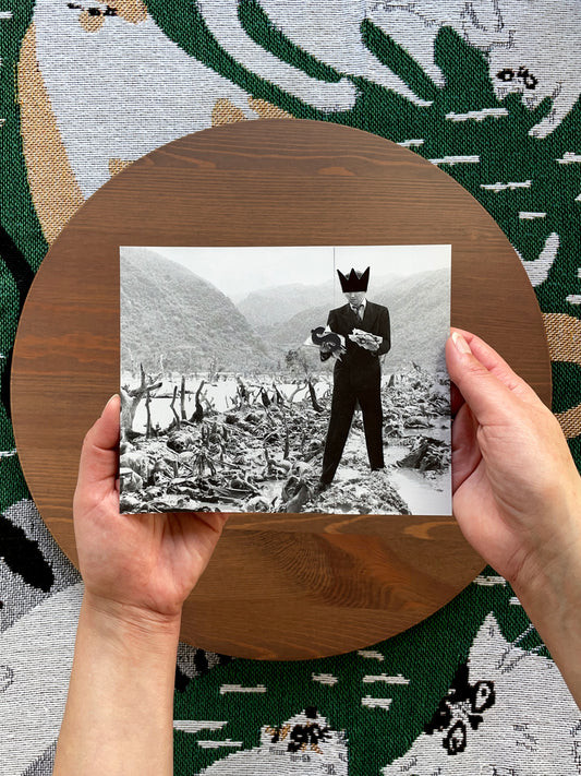 "Crown" Original Collage Art