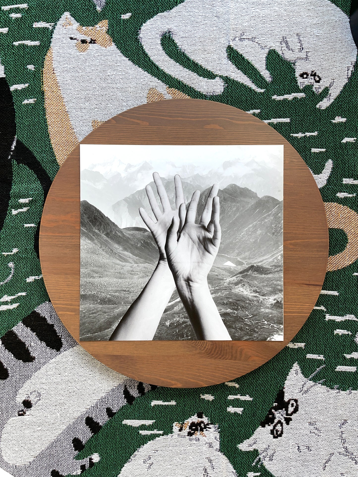 "In the Palm Of Your Hand" Original Collage Art
