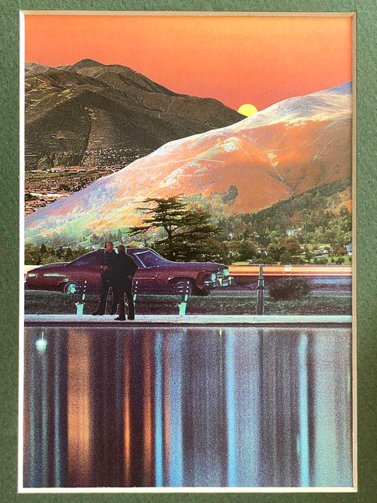 "California Sun" Original Collage Art