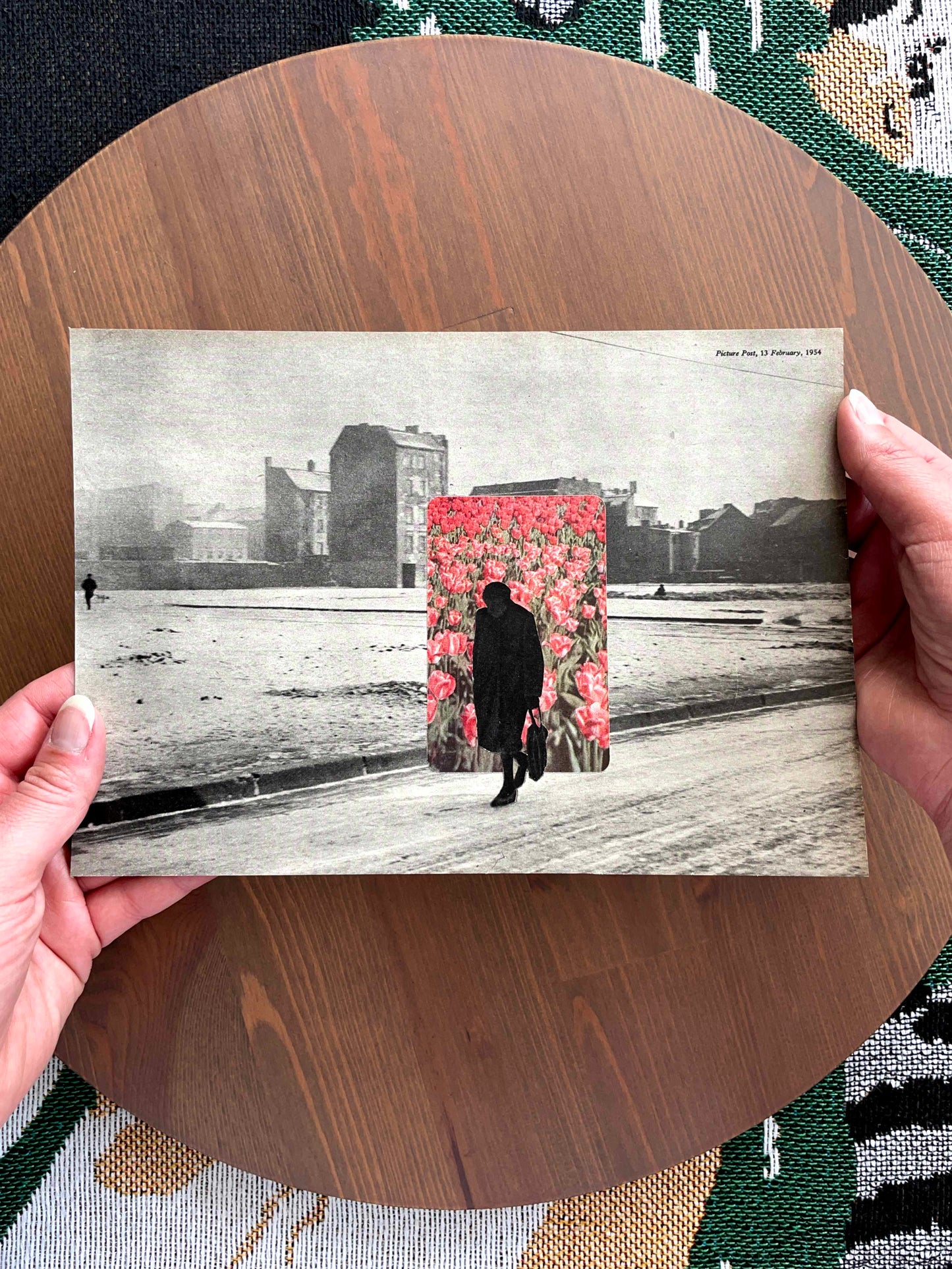 "Walk" Original Collage Art