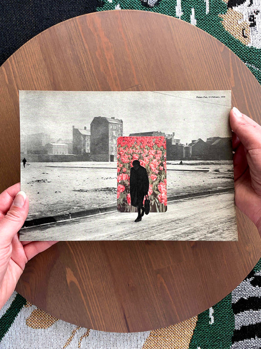 "Walk" Original Collage Art