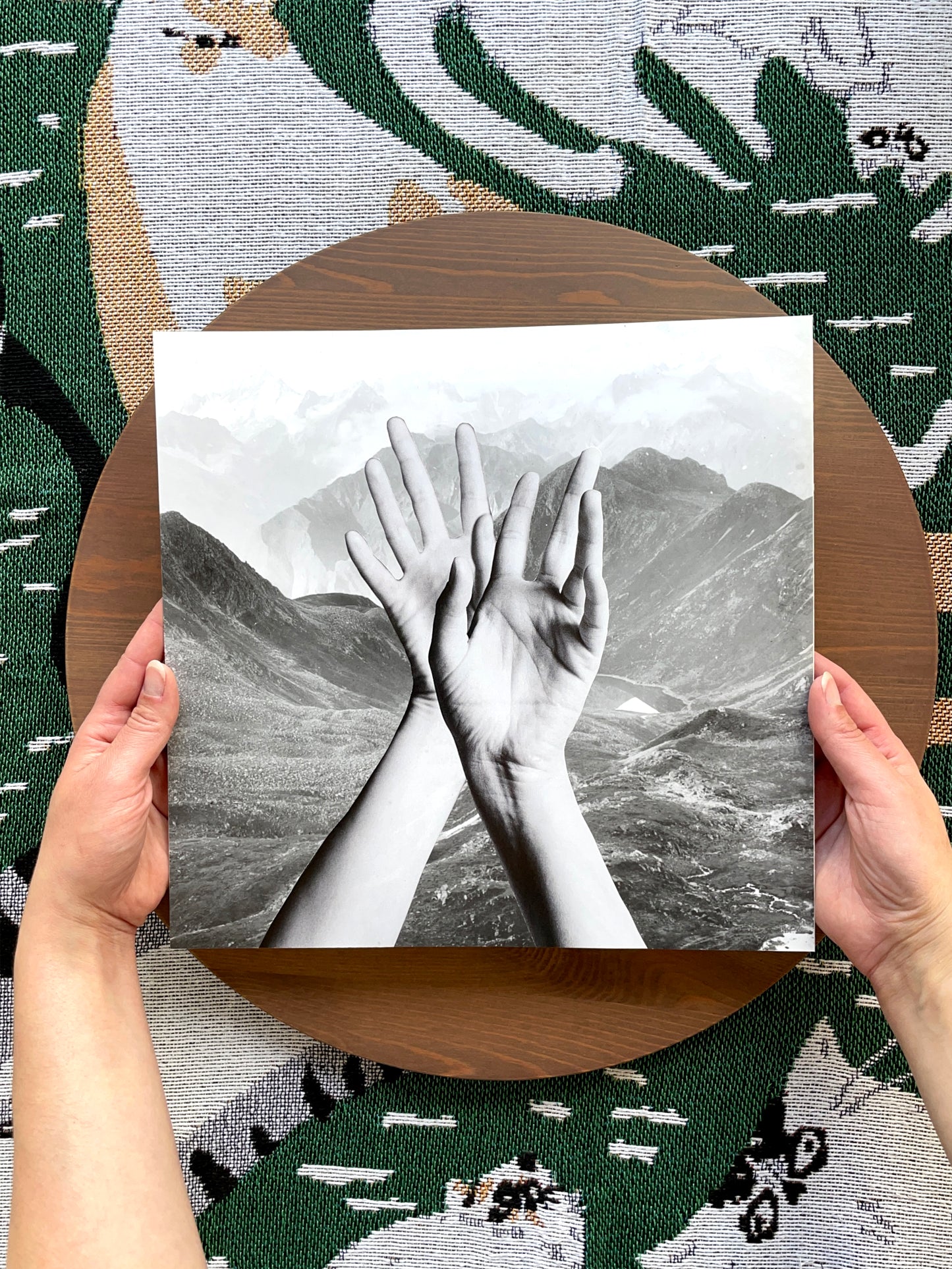 "In the Palm Of Your Hand" Original Collage Art