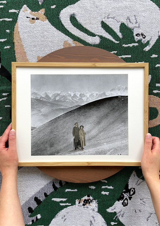 "Lost" Original Collage Art