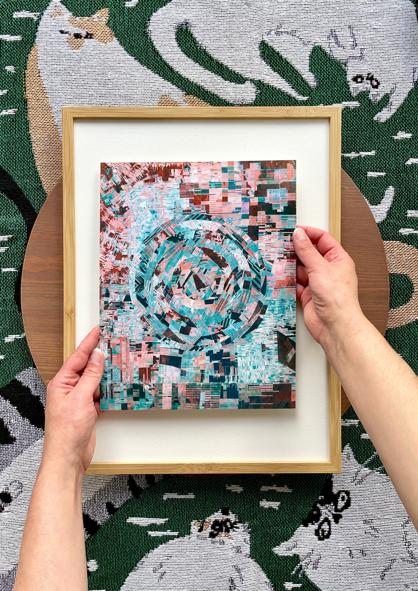 "Chaos" Original Collage Art