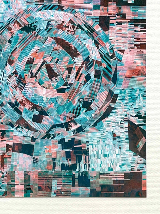 "Chaos" Original Collage Art