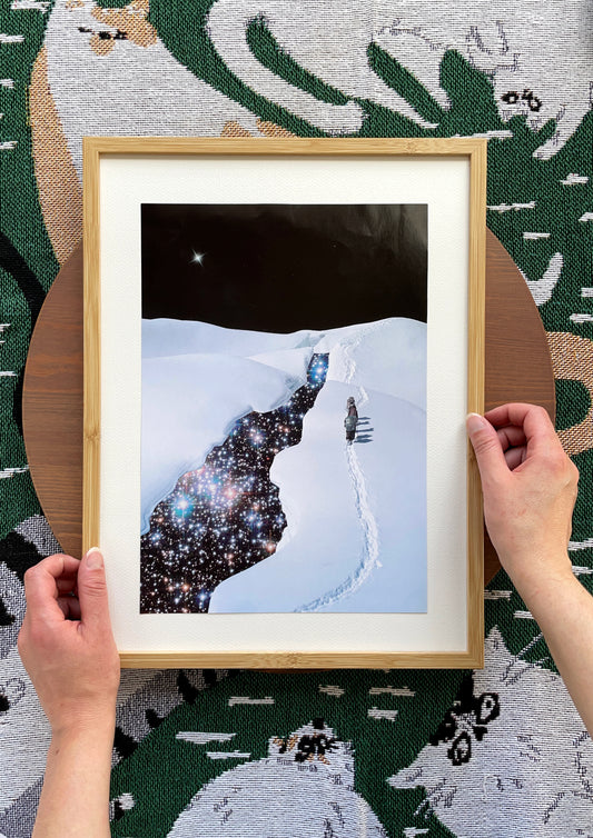 "Freeze" Original Collage Art