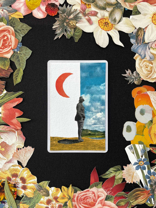 Jack Of Hearts, Original Mini Collage Card
